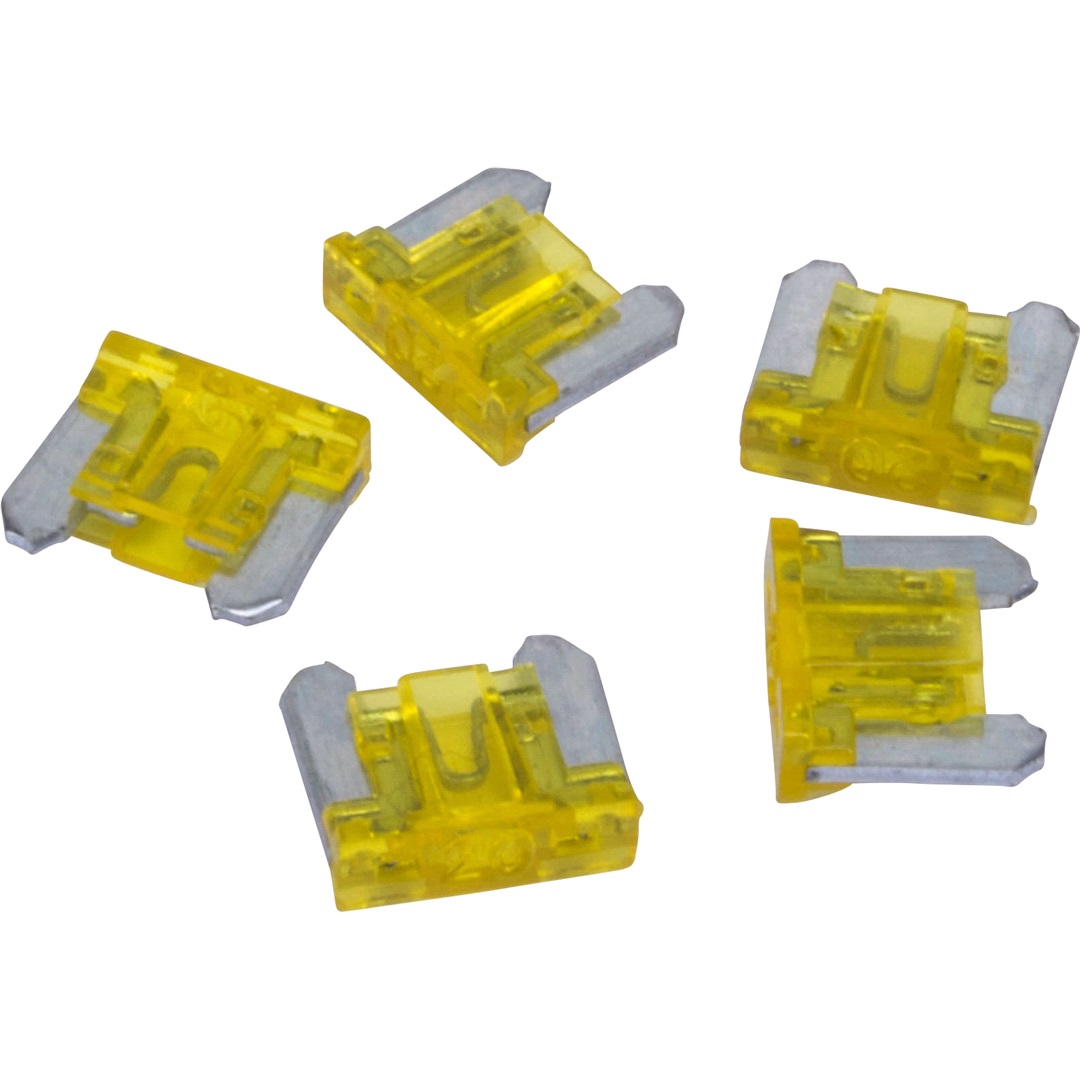 RAZE Flatsäkring micro 20A - 5 st