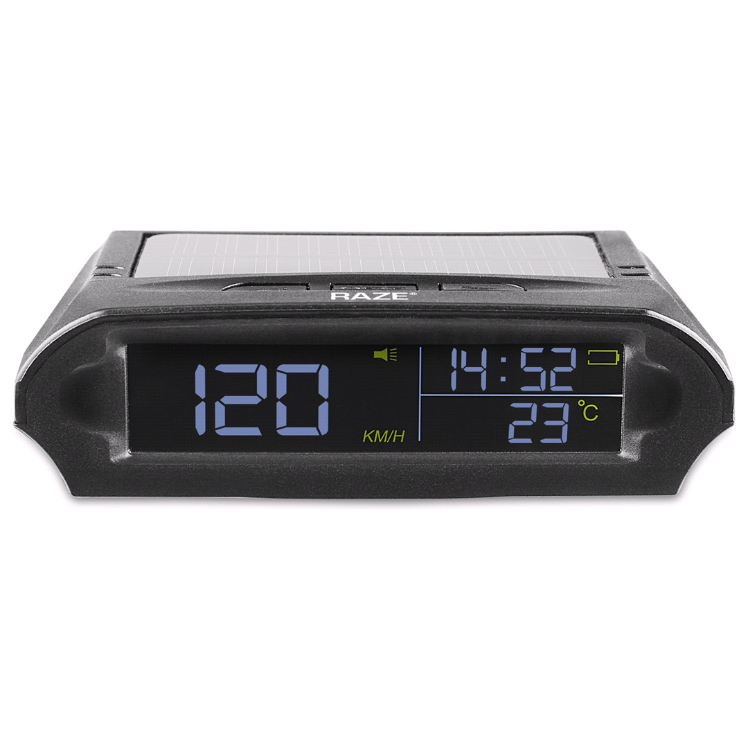 Raze Gps Digital Speedometer Solar Raze G20