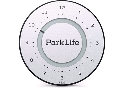 Elektronisk P-skive Park Life Silver