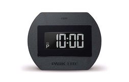 Elektronisk P-skive PARK LITE sort