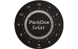 Elektronisk P-skive ParkOne Solar