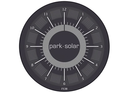 Elektronisk P-skive Park Solar