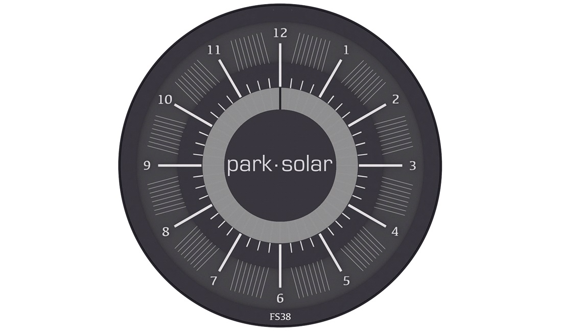  Elektronisk P-skive Park Solar