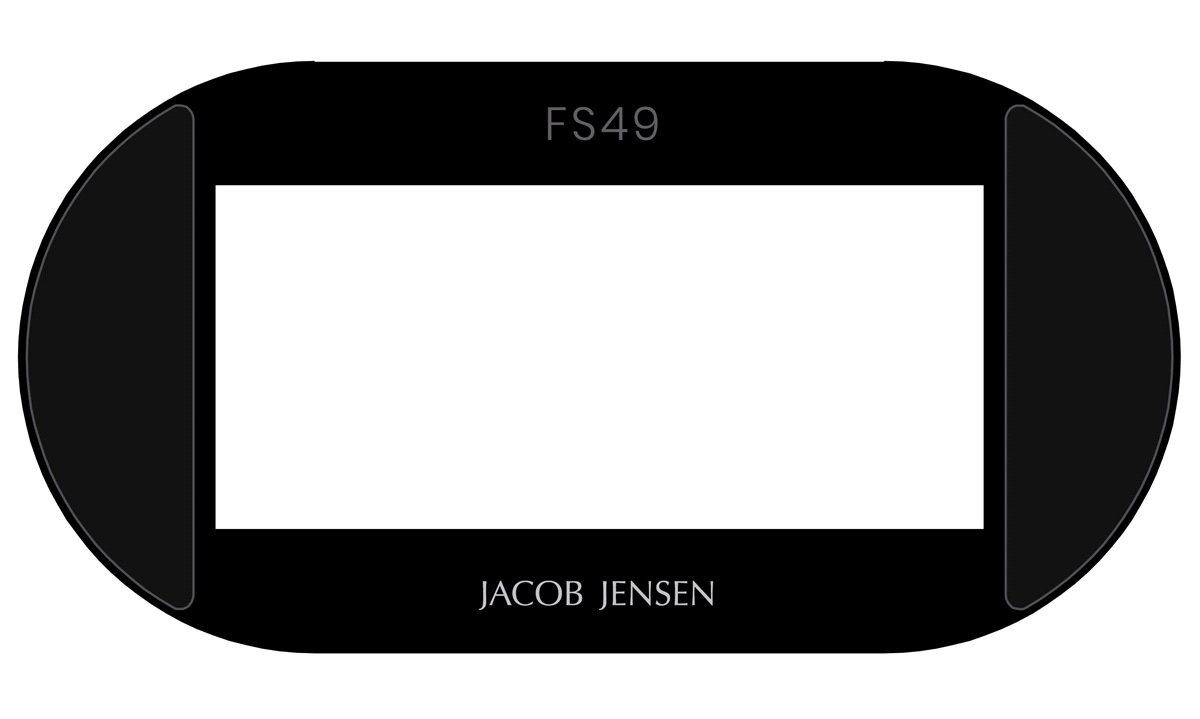  Front til Jacob Jensen mini p-skive