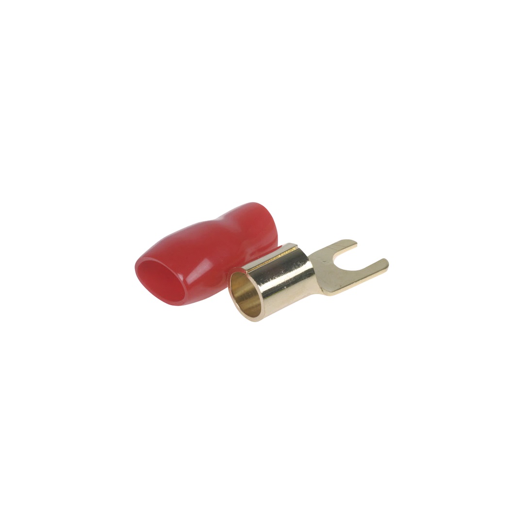 Xzound Spade terminal 0GA röd