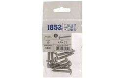 Skrue Panhoved 4,8x32 a4 torx 10 stk