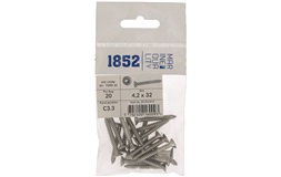 Skrue undersænk 4,2x32 a4 torx 20 stk