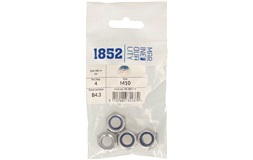 Låsemøtrik m10 a4 din 985-4 4 stk
