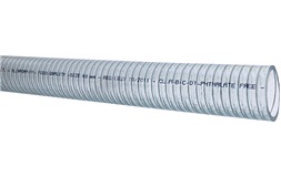 Klar slange m/stålspiral 12mm, rulle 3m