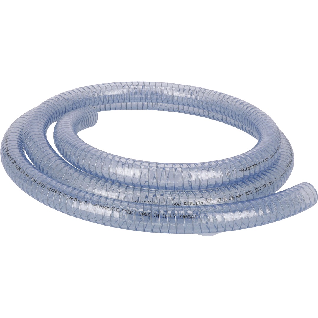Camp+Nature Klar pvc m/stålspiral 28mm, 3m rulle