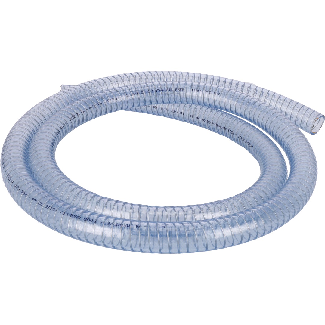 Camp+Nature Klar pvc m/stålspiral 32mm, 3m rulle