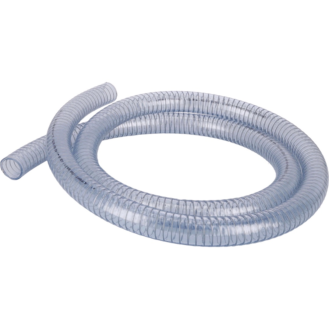 Camp+Nature Klar pvc m/stålspiral 38mm, 3m rulle