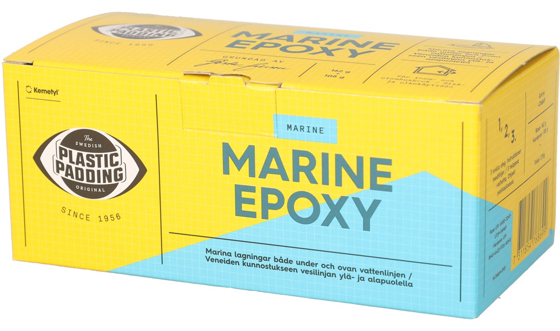  Marine Epoxy, Plastic Padding, 270 g