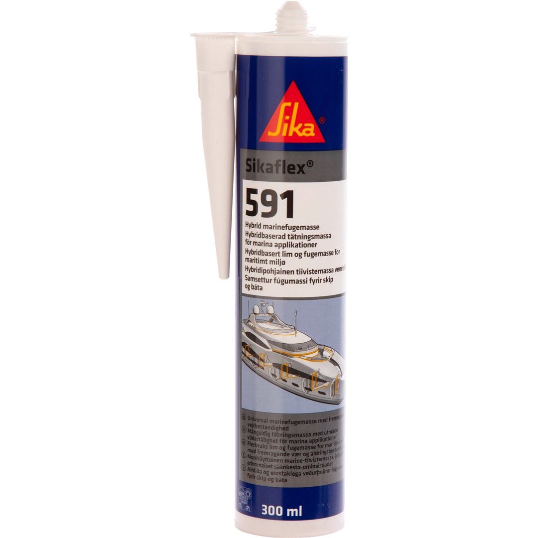 Sika Sikaflex 591, Vit, Marin Fogmassa