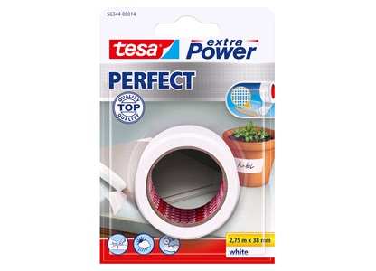 TESA Extra Power hvit 38x2,75