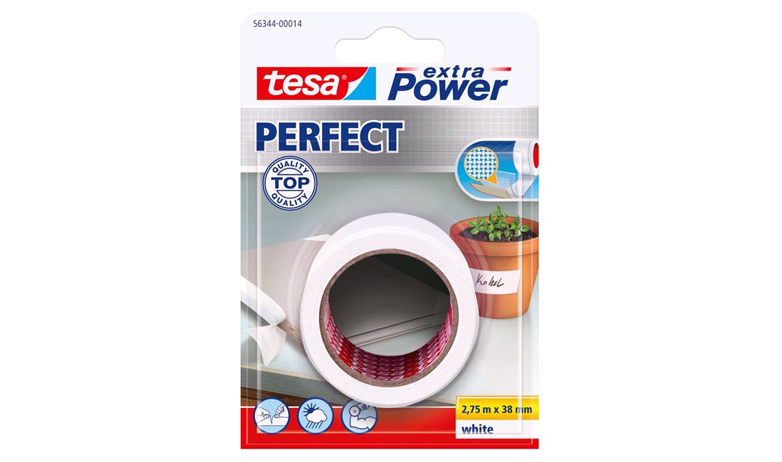  TESA Extra Power hvit 38x2,75