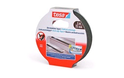 tesa Sklisikker tape, sort,25mm x 5mtr