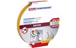 TESA Monteringstape dobbelsidig 50kg/m.