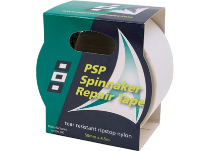 PSP Spinnaker Repair Tape,Hvit 50mm*4,5m