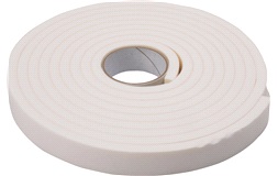 PSP Vinyl Foam Tape, 19x6mmx3mtr Hvit 