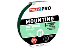 Monteringstape outdoor 5m x 19mm - TESA