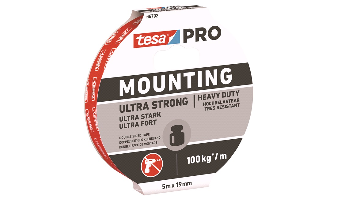  Monteringstape Ultra 5m x 19mm - TESA