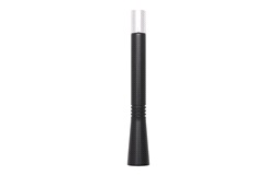 Alu short stick antenne sort/krom