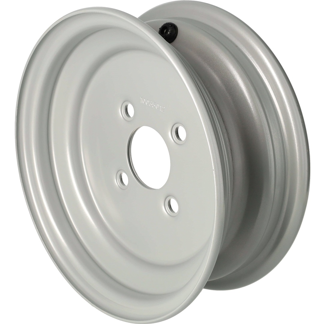 Alcar Fälg släpvagn 3.5x10 4x100 Ø60 Silver