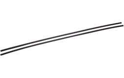 Dörrkantsskydd svart 2st 65cm
