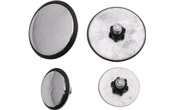 Dekorationspluggar chrom 2x22mm 2x33mm