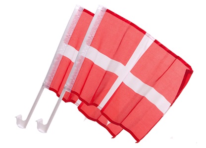 Danska flagga för sidorutan 2st