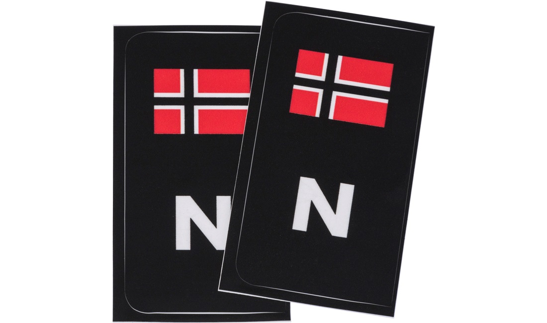  Norsk flagg til bilskilt