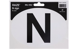 N-SKILT VINYL KL.MERKE