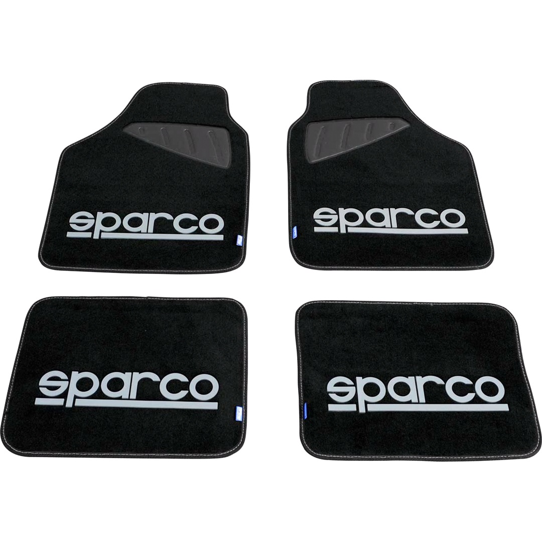 Sparco Stoffmatter Sort/grå Universal Sparco
