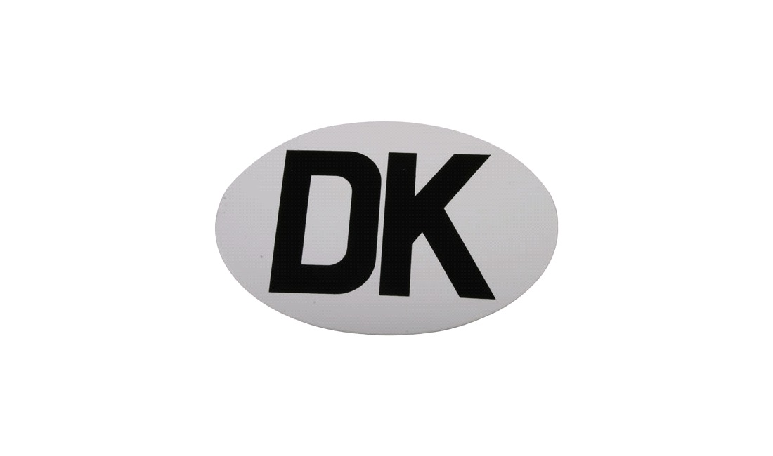  DK skilt ovalt
