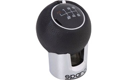 Gearknop chrome/black SPARCO Lazio