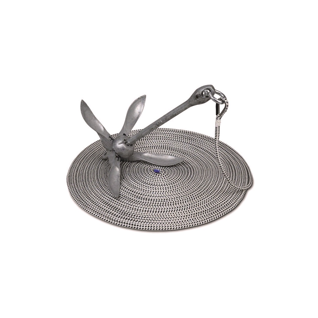 Camp+Nature Ankerset, Komplett, 3,2kg anker/30m lina