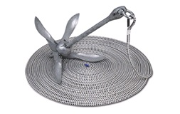 Ankersæt, Komplet, 3,2kg anker/30m tov