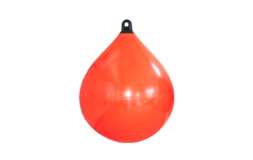 Fender, kule, rød, Ø35 cm