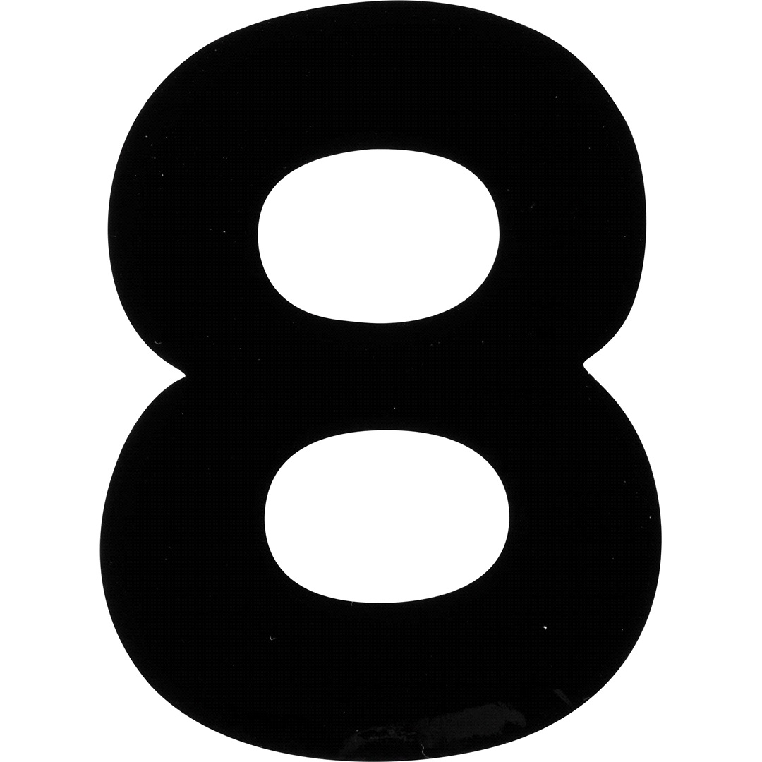 RAZE Klistermärke '8' 3"