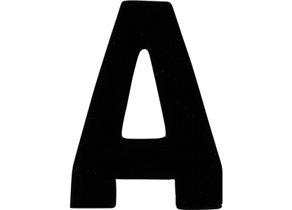 Klistermärke 'A' 3