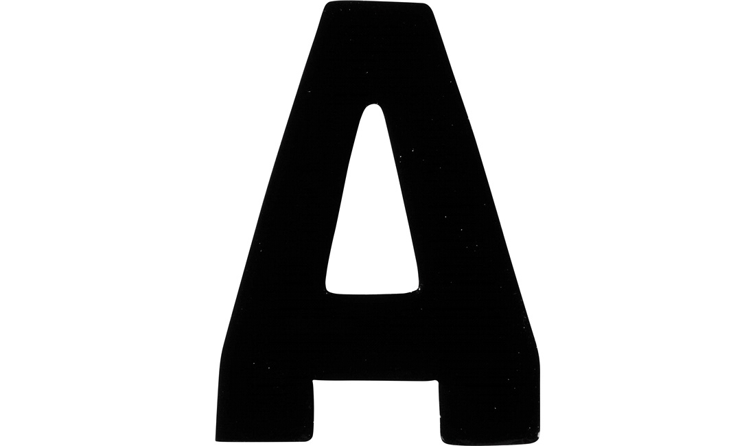  Klistermärke 'A' 3"