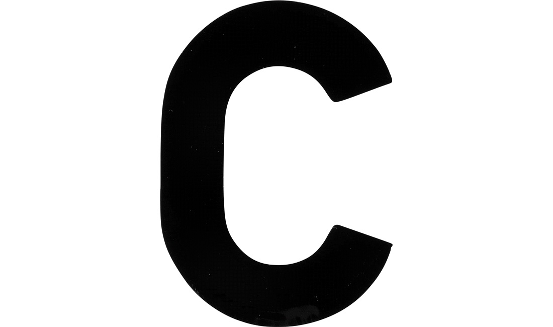  Klistermärke 'C' 3"