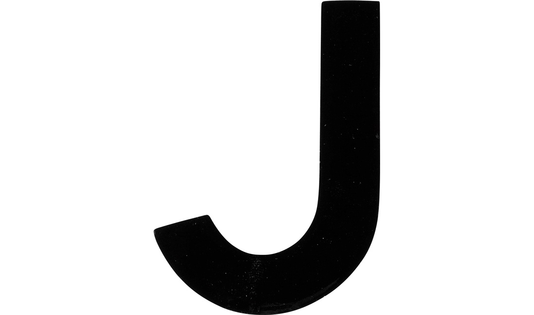  Klistermærke 'J' 3"