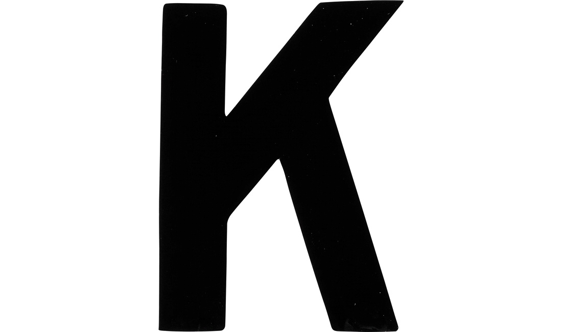  Klistermärke 'K' 3"