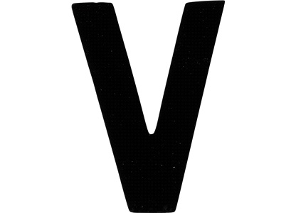 Bokstav klistremerke "V"
