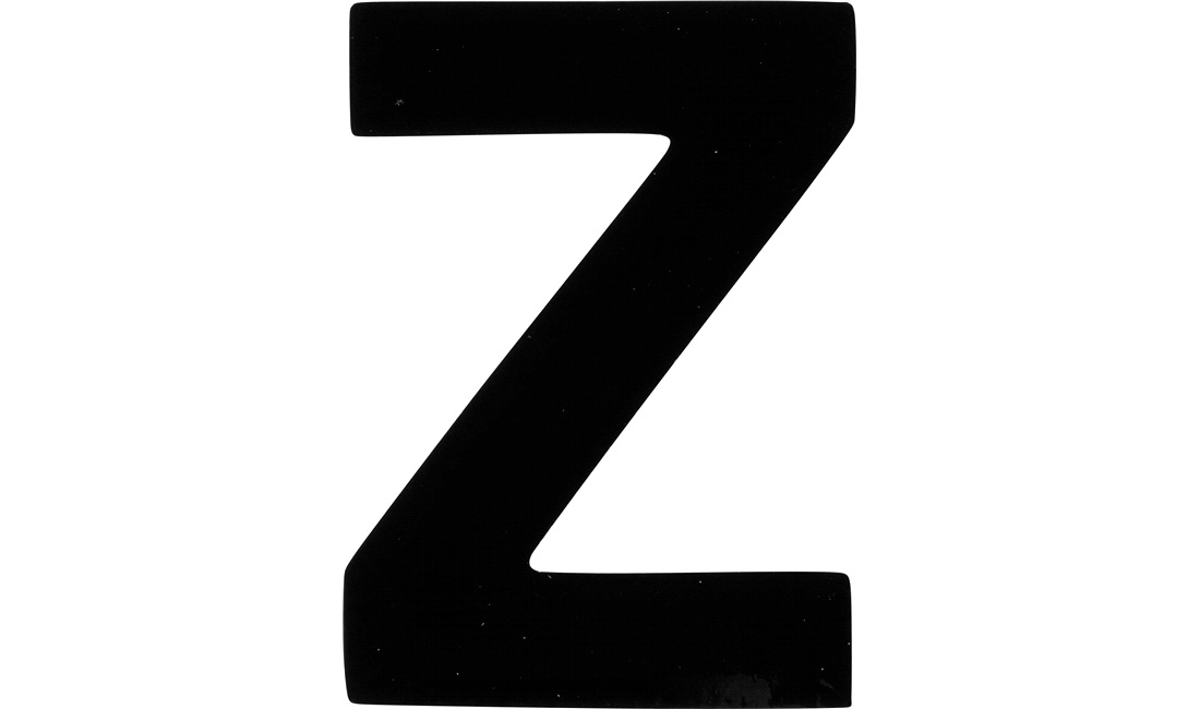  Bokstav klistremerke "Z"