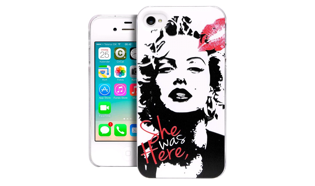  TPU cover Marilyn iPhone 4/4S