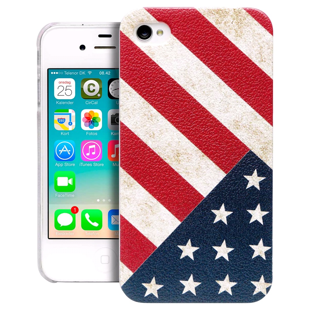 Mobiline TPU cover US Flag iPhone 4/4S