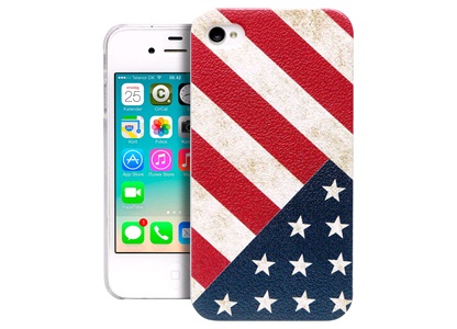 TPU cover US Flag iPhone 4/4S